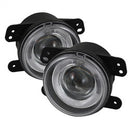( Spyder ) - Projector Fog Lights w/Switch - Clear