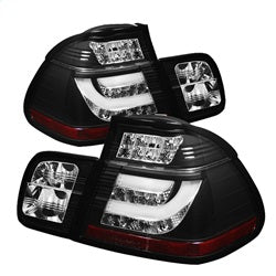 ( Spyder ) - Light Bar Style LED Tail Lights - Black