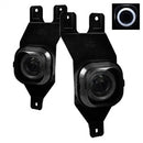 ( Spyder ) - Halo Projector Fog Lights w/Switch - Smoke