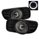 ( Spyder ) - Halo Projector Fog Lights w/Switch - Smoke