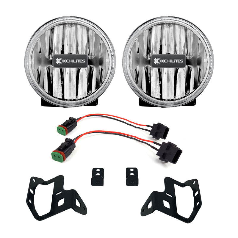 4" Gravity LED G4 - 2-Light System - SAE/ECE - 10W Fog Beam - for Jeep JL / JT Sport-S-Altitude Bumper