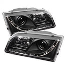 ( Spyder ) - Projector Headlights - DRL - Black - High H1 (Included) - Low H1 (Included)
