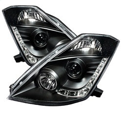 ( Spyder ) - Projector Headlights - Xenon/HID Model Only ( Not Compatible With Halogen Model ) - DRL - Black - High H7 (Included) - Low D2R (Not Included)