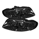 ( Spyder ) - Projector Headlights - LED Halo - LED ( Replaceable LEDs ) - Smoke - High H1 (Included) - Low H1 (Included)