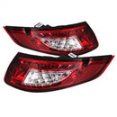 ( Spyder ) - LED Tail Lights - Red Clear