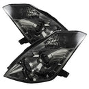 ( Spyder ) - Projector Headlights - Xenon/HID Model Only ( Not Compatible With Halogen Model ) - DRL - Smoke - High H1 (Included) - Low D2S (Not Included)