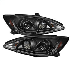 ( Spyder ) - Projector Headlights - DRL - Black - High H1 (Included) - Low H1 (Included)