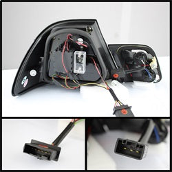 ( Spyder ) - Light Bar LED Tail Lights - Black