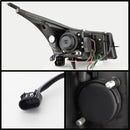 ( Spyder ) - Projector Headlights - Light Tube DRL - Chrome - High H1 (Included) - Low H7 (Included)