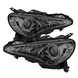 ( Spyder ) - Projector Headlights - DRL LED - Smoke