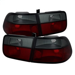 ( Spyder ) - Crystal Tail Lights - Red Smoke