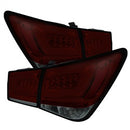 ( Spyder ) - Light Bar LED Tail Lights - Red Smoke