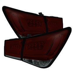 ( Spyder ) - Light Bar LED Tail Lights - Red Smoke