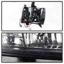 ( Spyder ) - Projector Headlights - LED Halo - LED ( Replaceable LEDs ) - Black Smoke - High H1 (Included) - Low H1 (Included)