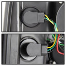 ( Spyder ) - Projector Headlights - Light Bar DRL - Chrome - High H1 (Included) - Low H7 (Included)