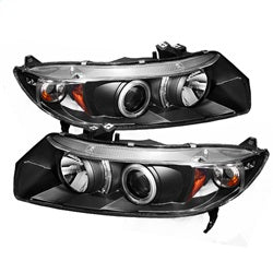 ( Spyder ) - Projector Headlights - CCFL Halo - Black - High H1 (Included) - Low H1 (Included)