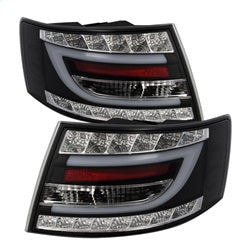 ( Spyder ) - Light Bar LED Tail Lights - Incandescent Model Only - Black