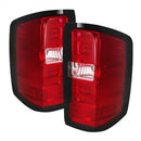 ( Spyder ) - Light Bar LED Tail Lights - Red Clear
