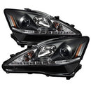 ( Spyder ) - Projector Headlights - DRL - Black