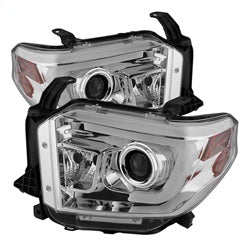 ( Spyder ) - Projector Headlights - Light Bar DRL - Chrome