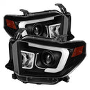 ( Spyder ) - Projector Headlights - Light Bar DRL - Black