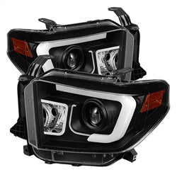 ( Spyder ) - Projector Headlights - Light Bar DRL - Black