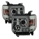 ( Spyder ) - Projector Headlights - Light Bar DRL - Smoke