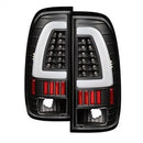 ( xTune ) - Light Bar LED Tail Lights - Black