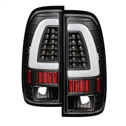 ( xTune ) - Light Bar LED Tail Lights - Black