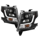 ( Spyder ) - Projector Headlights - DRL LED - Black
