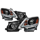 ( Spyder ) - Projector Headlights - Xenon/HID Model Only ( Not Compatible With Halogen Model ) - DRL LED - Black