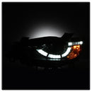 ( Spyder ) - Projector Headlights - DRL LED - Black