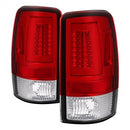 ( Spyder ) - Version 2 Light Bar LED Tail Lights - Red Clear