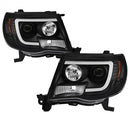 ( Spyder ) - Version 2 Projector Headlights - Light Bar DRL - Black