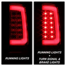 ( Spyder ) - Version 2 Light Bar LED Tail Lights - Red Clear