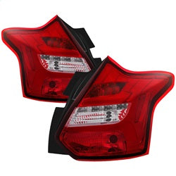 ( Spyder ) - LED Tail Lights - Red Clear