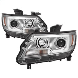 ( Spyder ) - Projector Headlights - Light Bar LED - Chrome