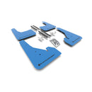 Rally Armor MF67-UR-BL/BLK 2019-2020 Toyota Corolla Hatchback Blue Mud Flap/Black Logo