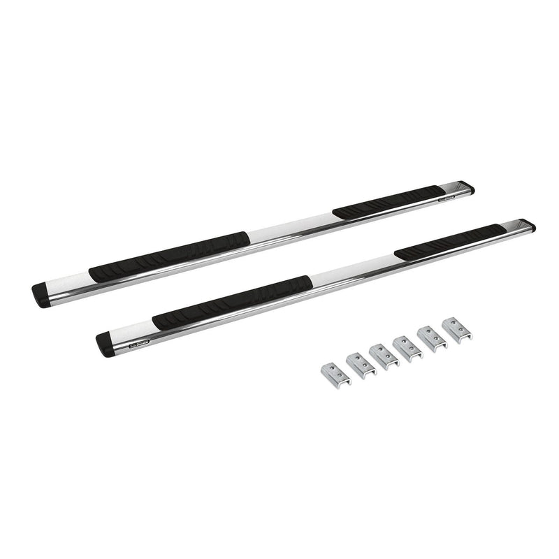 Go Rhino - 685404580PS - 5in OE Xtreme Low Profile SideSteps Kit - 80in Long + 3 Brackets Per Side