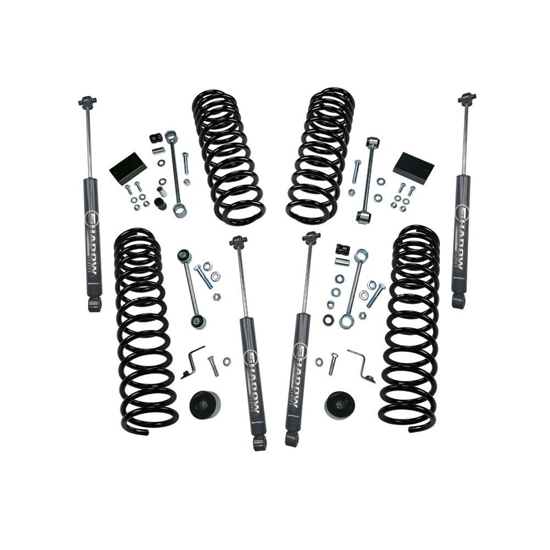 SUPERLIFT 2.5 Inch Dual Rate Coil Spring Lift Kit w/ SHADOW SERIES SHOCKS