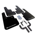 Rally Armor MF33-UR-BLK/WH - 2010-2019 Mitsubishi Outlander Sport Outlander Sport/ASX/RVR - Black Mud Flap/White Logo