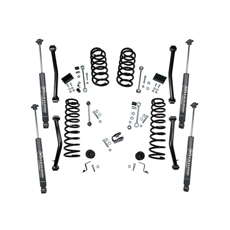 SUPERLIFT 4 Inch Coil Spring Lift Kit w/ SHADOW SERIES SHOCKS