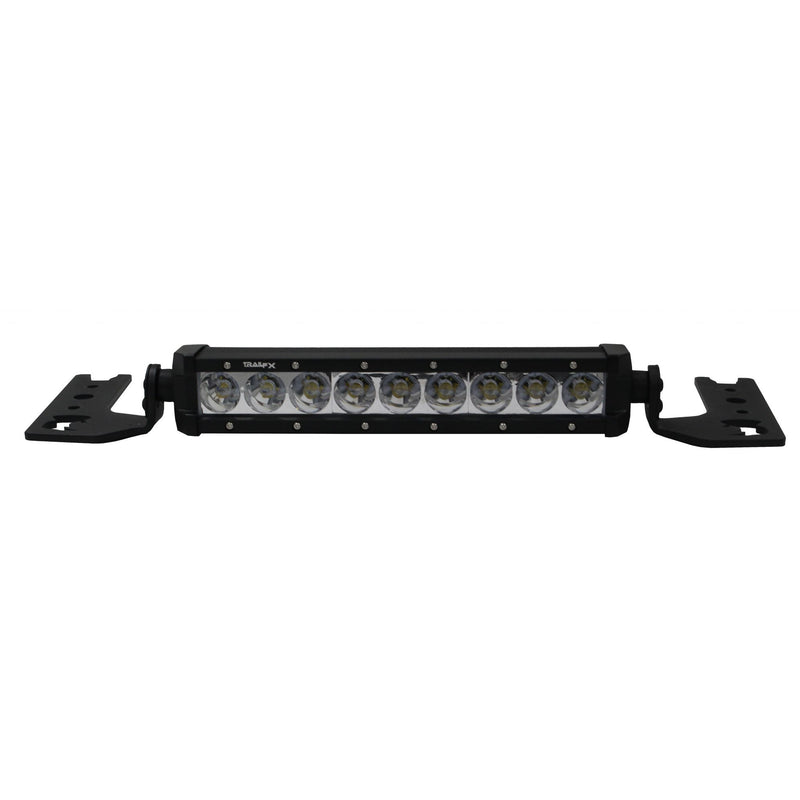 Go Rhino - 732020T - Jeep Wrangler JL & JLU Center Hood Mount 10in Single Row LED Bar