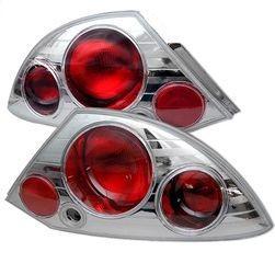 ( Spyder ) - Euro Style Tail Lights - Chrome