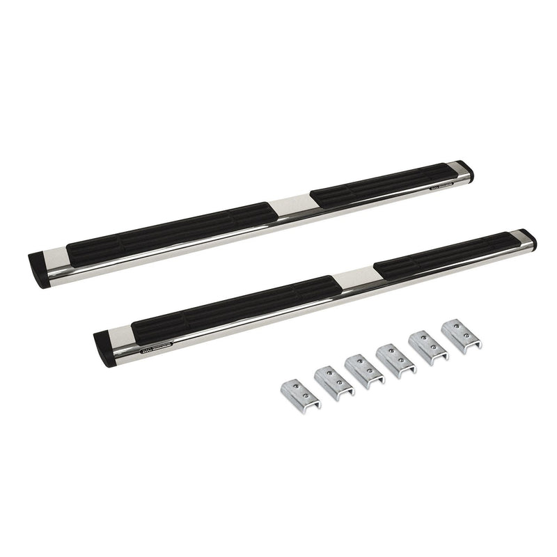 Go Rhino - 686409987PS - 6in OE Xtreme Stainless SideSteps Kit - 87in Long + Brackets