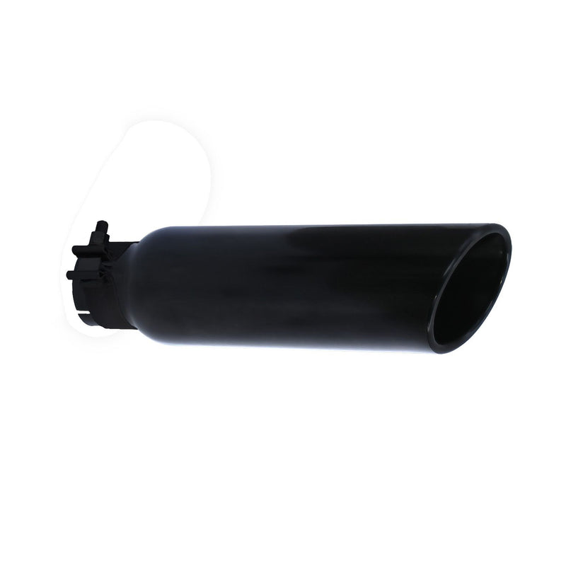Go Rhino - GRT35614B - Black Powder Coated Stainless Steel Exhaust Tip