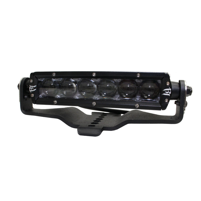 Go Rhino - 731060T - Jeep Wrangler JL & JLU Hood hinge Mount for a 6in Single Row LED Bar x 2