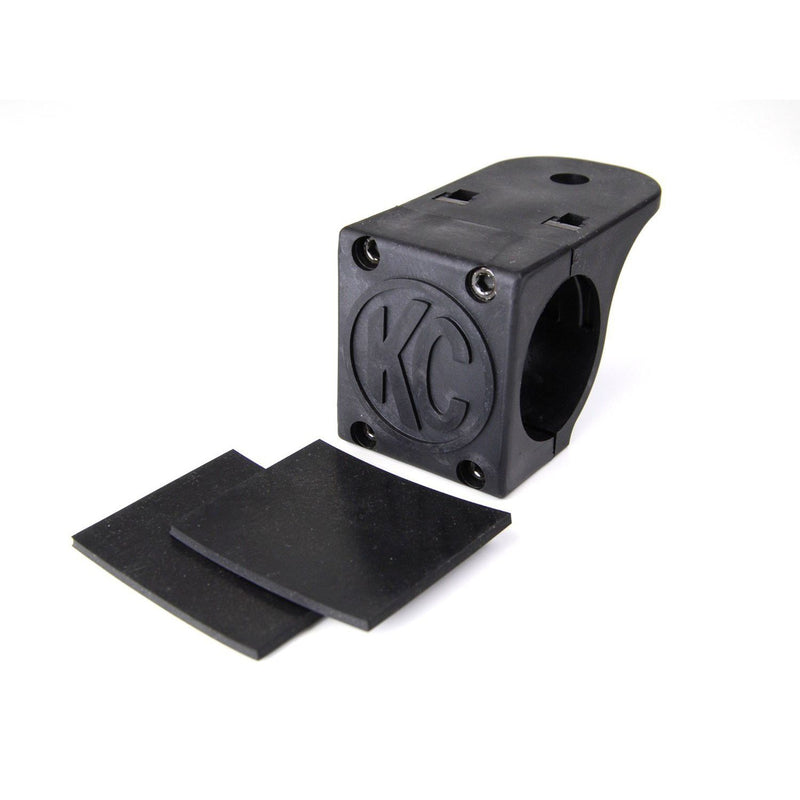 Bracket - Single - Tube Clamp Light Mount - Rubber Adjustment Shims - 1.75" - 2.0"