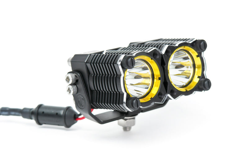 KC FLEX LED Dual - Light Shield - Clear