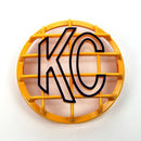 6" Stone Guard - ABS Plastic - Yellow / Black KC Logo